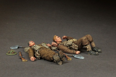 3616SOGA British infantrymans at rest. SOGA Miniatures