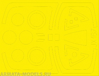 JX167ED  Окрасочная маска T-2 Buckeye  (for SH kit) 1/32