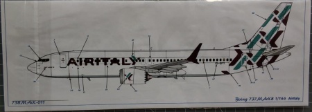 738MAX-011 Boeing 737-8 MAX Airitaly