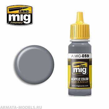 AMIG0059 Ammo Mig Акриловая краска GREY 17 мл