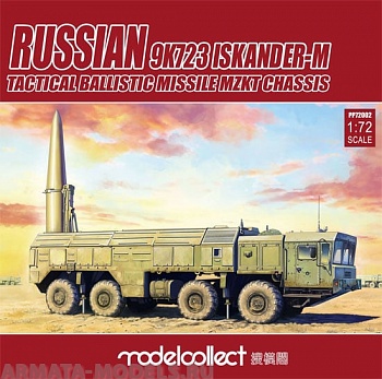 PP72002 Russian 9K720 Iskander-M Tactical ballistic missile MZKT chassis pre-painting Kit