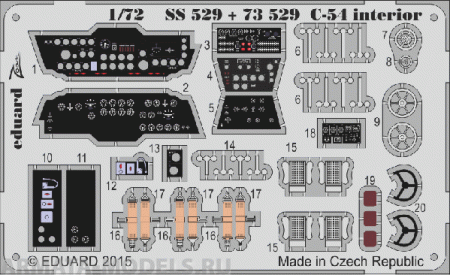 SS529ED C-54 interior S.A. 1/72